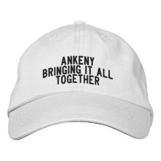 ANKENY Iowa Hatt Broderad Keps