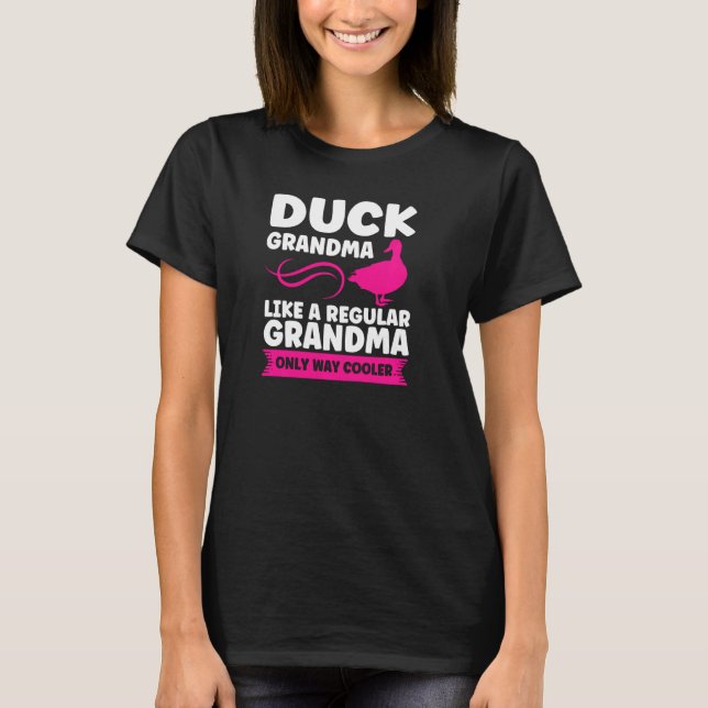 Ankfarmor som en vanlig farmor Ankor Ullvar T Shirt (Framsida)
