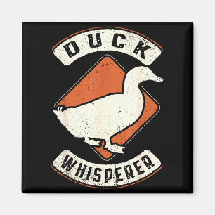 Ankflüstarare Vintage Clic Retro Djur Kärlek Magnet