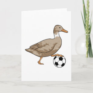 Ankfotbollsspelare Fotboll Kort