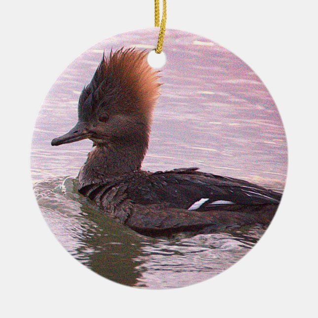 Ankfotoornament Julgransprydnad Keramik (Framsidan)