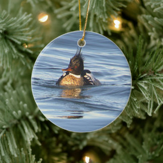 Ankfotoornament Julgransprydnad Keramik