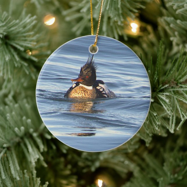 Ankfotoornament Julgransprydnad Keramik (Träd)