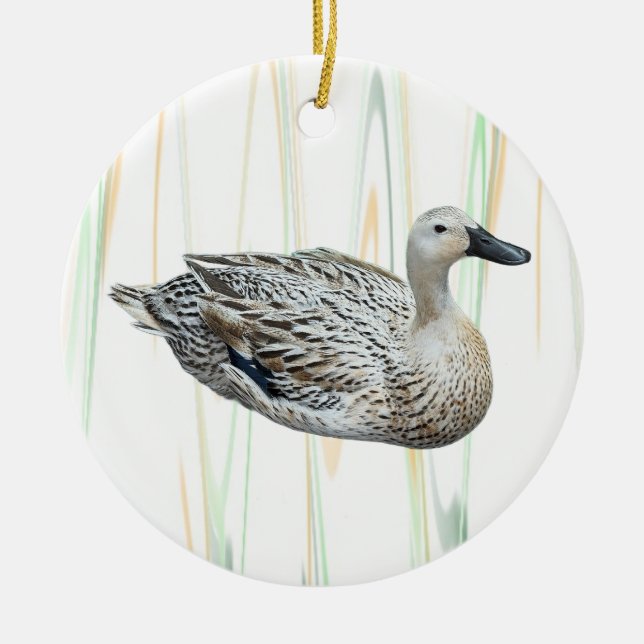 Ankfotoornament Julgransprydnad Keramik (Framsidan)