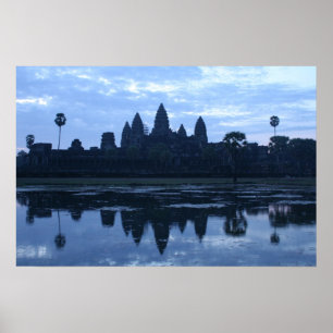 ankgor wat blue poster
