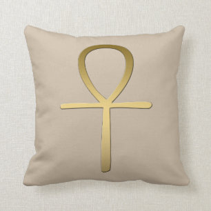 Ankh argt egyptiskt symbol kudde