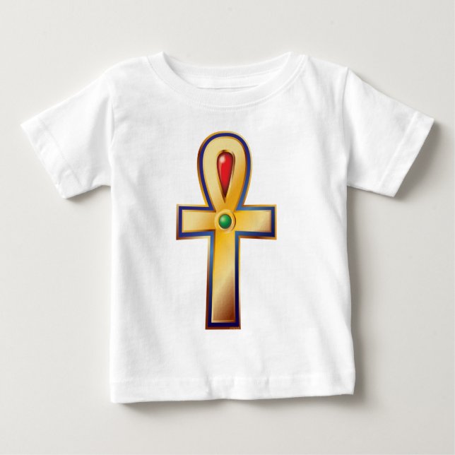Ankh- det forntida egyptiska symbolet av liv t-shirt (Framsida)