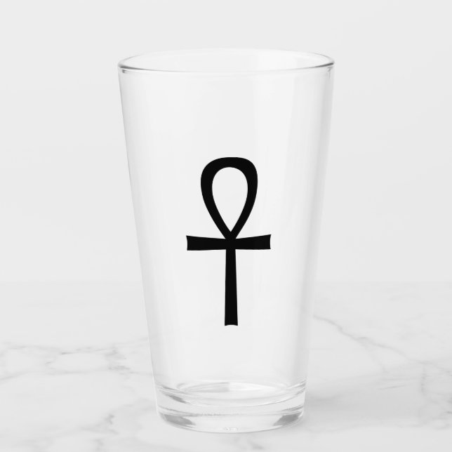 Ankh Egyptian Life Symbol Glaskopp (Framsida)