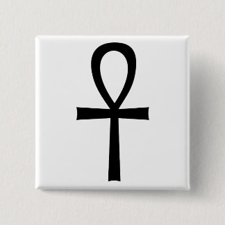 Ankh egyptisk livssymbol knapp