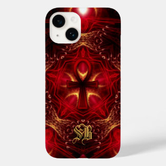 Ankh Energy Red+Guld Anpassningsbar Monogram