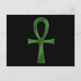 Ankh Grönt Vykort