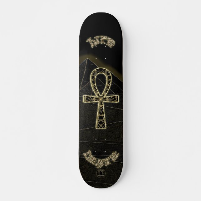 Ankh Life, Dödsskateboard Skateboard Bräda 20,5 Cm (Framsida)