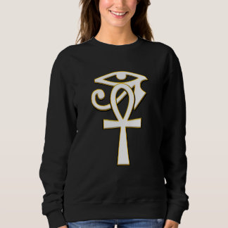 Ankh med Öga i Ra Horus Hieroglyph Egyptian Sym T Shirt
