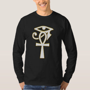 Ankh med Öga i Ra Horus Hieroglyph Egyptian Sym T Shirt