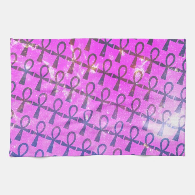 Ankh Mönster Kökshandduk (Horisontell)