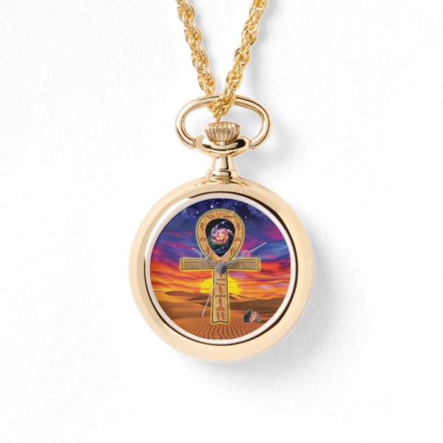 Ankh Necklace Watch Armbandsur (Framsida)