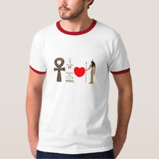 Ankh, om du älskar Isis Tee Shirt