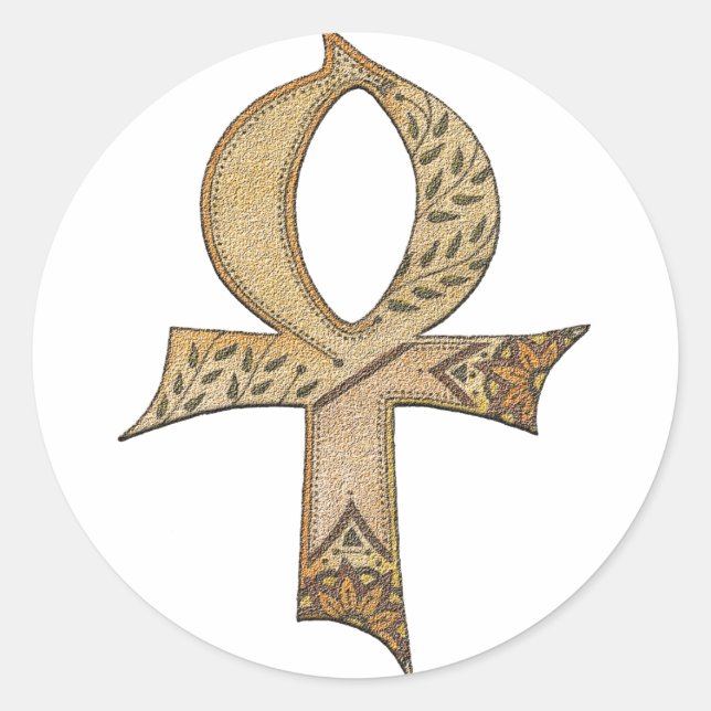 Ankh Runt Klistermärke (Framsida)