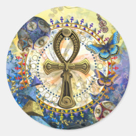 Ankh Runt Klistermärke