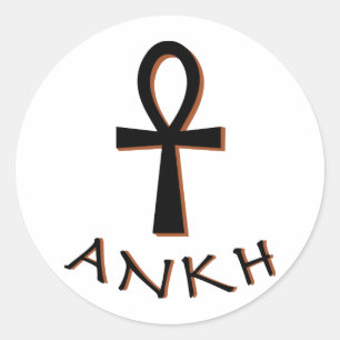 Ankh Runt Klistermärke
