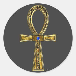 Ankh Runt Klistermärke