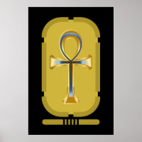 Ankh Symbol Affisch