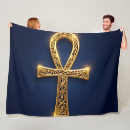 Ankh Symbol Bedeutung – Schlüssel des Lebens´10 Fleecefilt