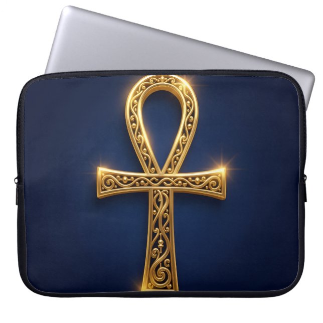 Ankh Symbol Bedeutung – Schlüssel des Lebens´10 Laptop Fodral (Framsidan)