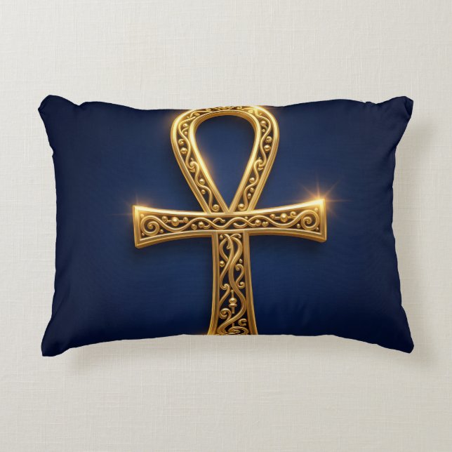 Ankh Symbol Bedeutung – Schlüssel des Lebens´10 Prydnadskudde (Framsidan)