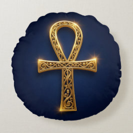 Ankh Symbol Bedeutung – Schlüssel des Lebens´10 Rund Kudde