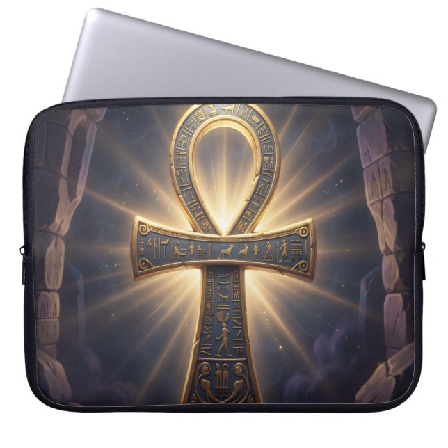 Ankh Symbol Bedeutung – Schlüssel des Lebens´12 Laptop Fodral (Framsidan)