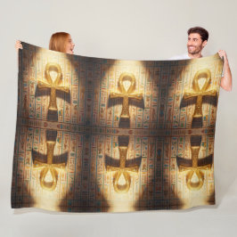 Ankh Symbol Bedeutung – Schlüssel des Lebens´1 Fleecefilt