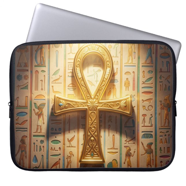 Ankh Symbol Bedeutung – Schlüssel des Lebens´1 Laptop Fodral (Framsidan)