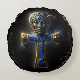 Ankh Symbol Bedeutung – Schlüssel des Lebens´3 Rund Kudde