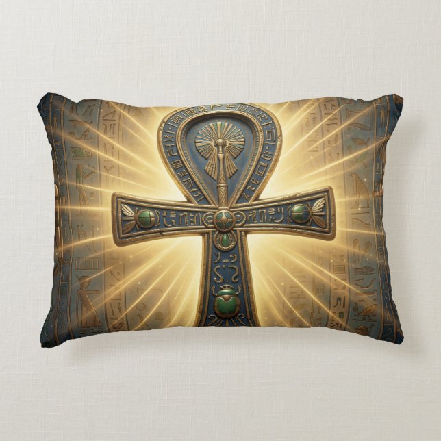 Ankh Symbol Bedeutung – Schlüssel des Lebens´4 Prydnadskudde (Framsidan)