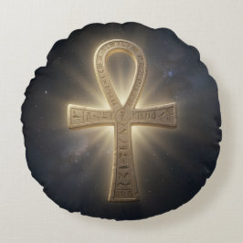 Ankh Symbol Bedeutung – Schlüssel des Lebens´5 Rund Kudde