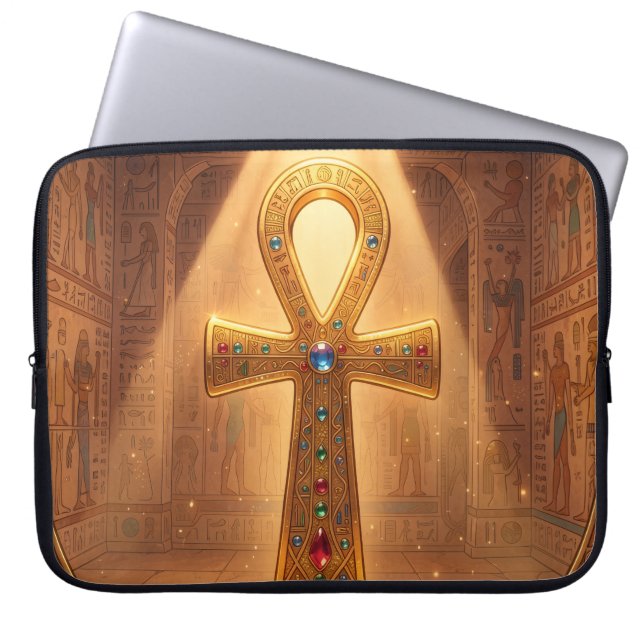 Ankh Symbol Bedeutung – Schlüssel des Lebens´6 Laptop Fodral (Framsidan)
