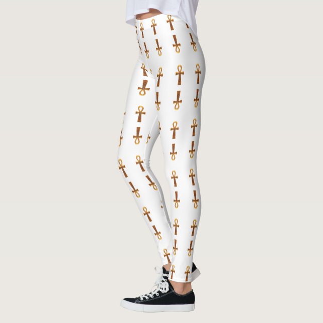 Ankh Symbol Bedeutung – Schlüssel des Lebens´6 Leggings (Vänster)