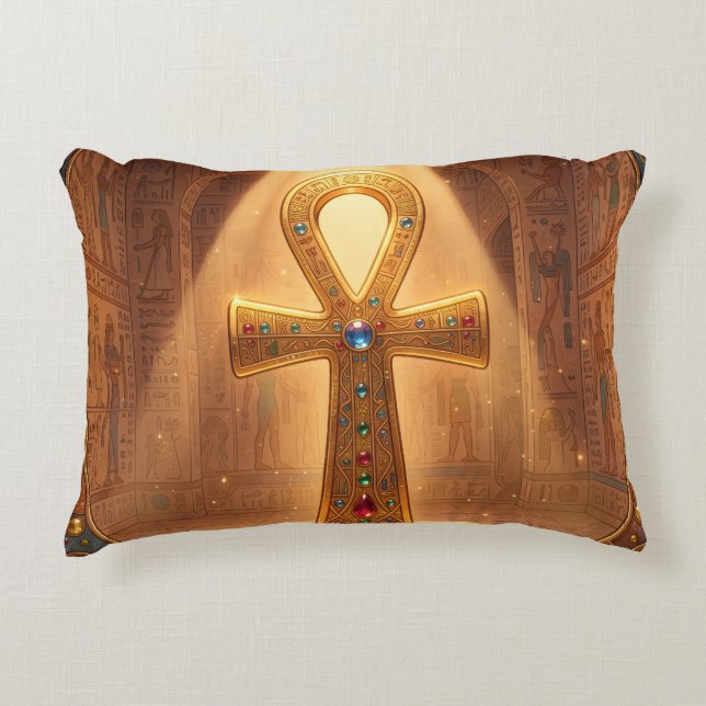Ankh Symbol Bedeutung – Schlüssel des Lebens´6 Prydnadskudde (Framsidan)