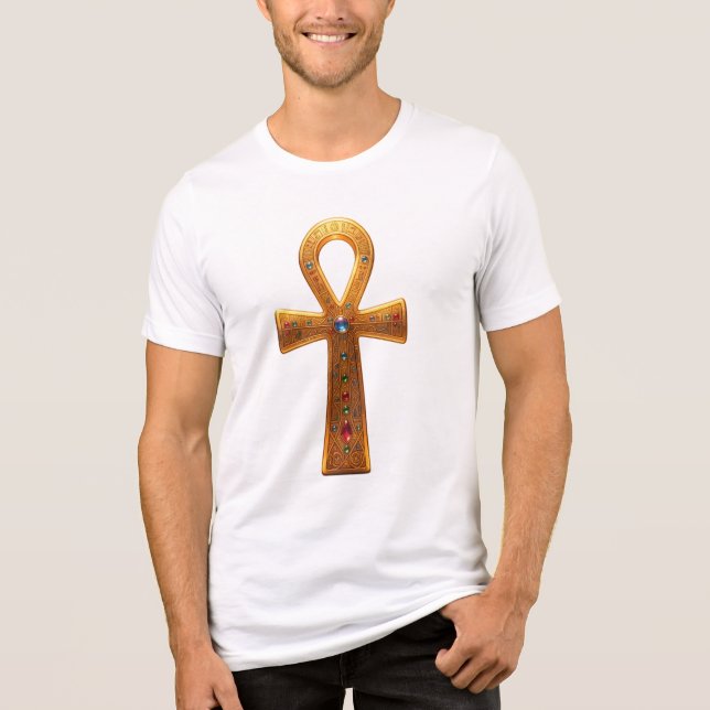 Ankh Symbol Bedeutung – Schlüssel des Lebens´6 T Shirt (Framsida)