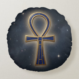 Ankh Symbol Bedeutung – Schlüssel des Lebens´7 Rund Kudde