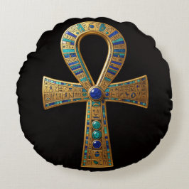 Ankh Symbol Bedeutung – Schlüssel des Lebens´8 Rund Kudde