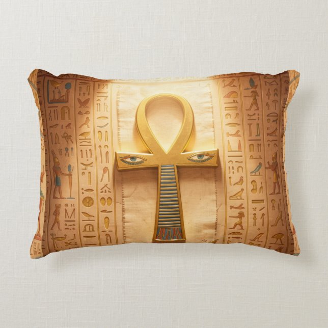 Ankh Symbol Bedeutung – Schlüssel des Lebens´9 Prydnadskudde (Framsidan)