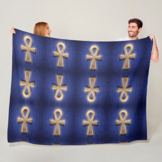 Ankh Symbol Bedeutung – Schlüssel des Lebens Fleecefilt