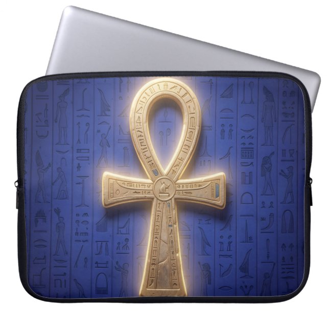Ankh Symbol Bedeutung – Schlüssel des Lebens Laptop Fodral (Framsidan)