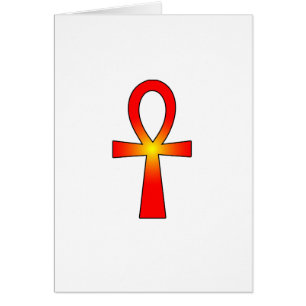 Ankh-symbol: Hälsningskort