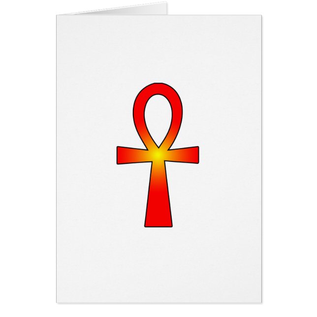 Ankh-symbol: Hälsningskort (Framsidan)