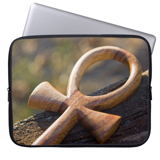 Ankh-symbol Laptop Sleeve (Framsidan)