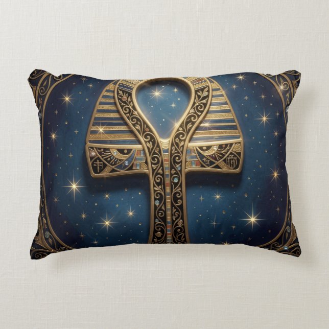 Ankh Symbol Meaning – Key of Life´10 Prydnadskudde (Framsidan)