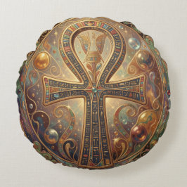 Ankh Symbol Meaning – Key of Life´2 Rund Kudde